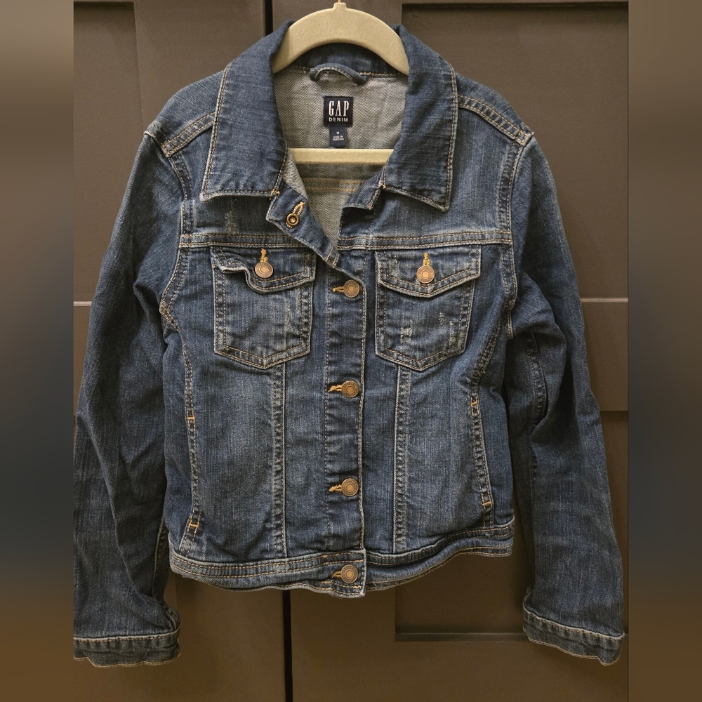 GAP Kids Denim Jacket with Snap Button Details